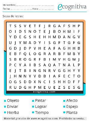 sopa de letras para imprimir enero 24