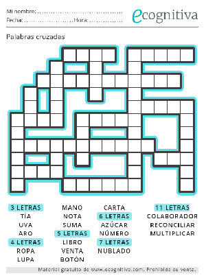 palabras cruzadas pasatiempos marzo 24