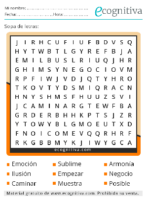 sopa de letras gratis marzo 24
